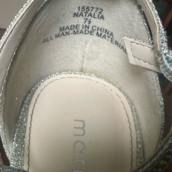 Maripe Sparkle Bow heels size 7.5 - Picture 5 of 9